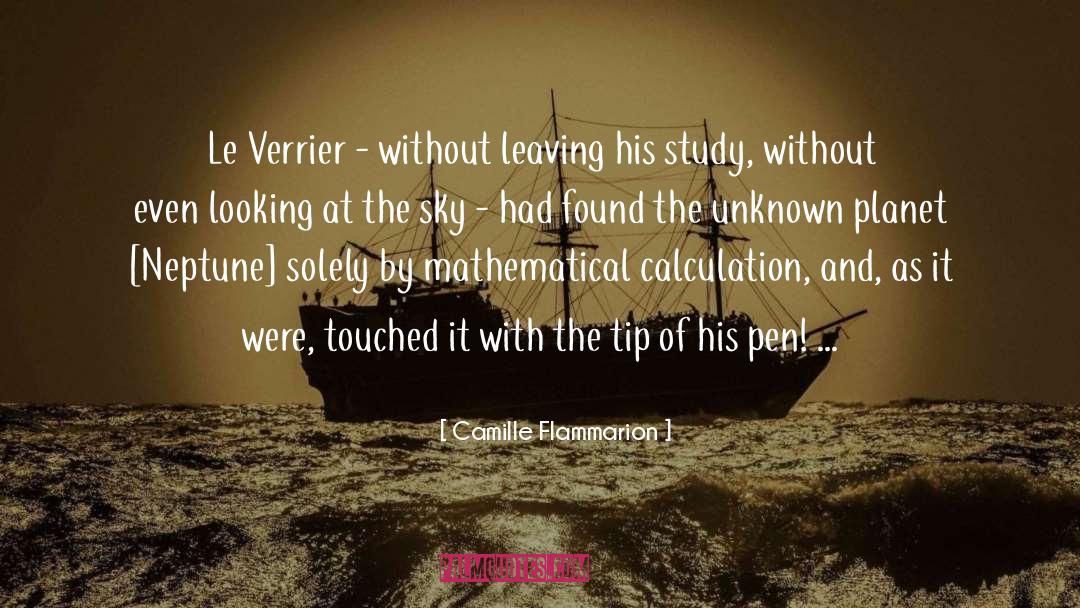 Verrier quotes by Camille Flammarion