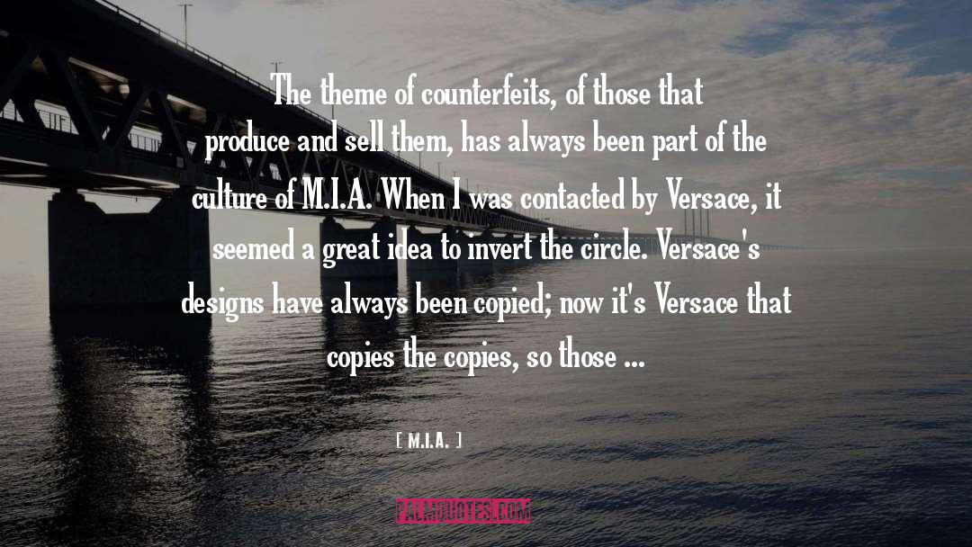 Versace quotes by M.I.A.