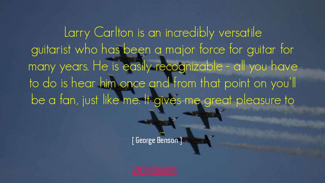 Versatile quotes by George Benson