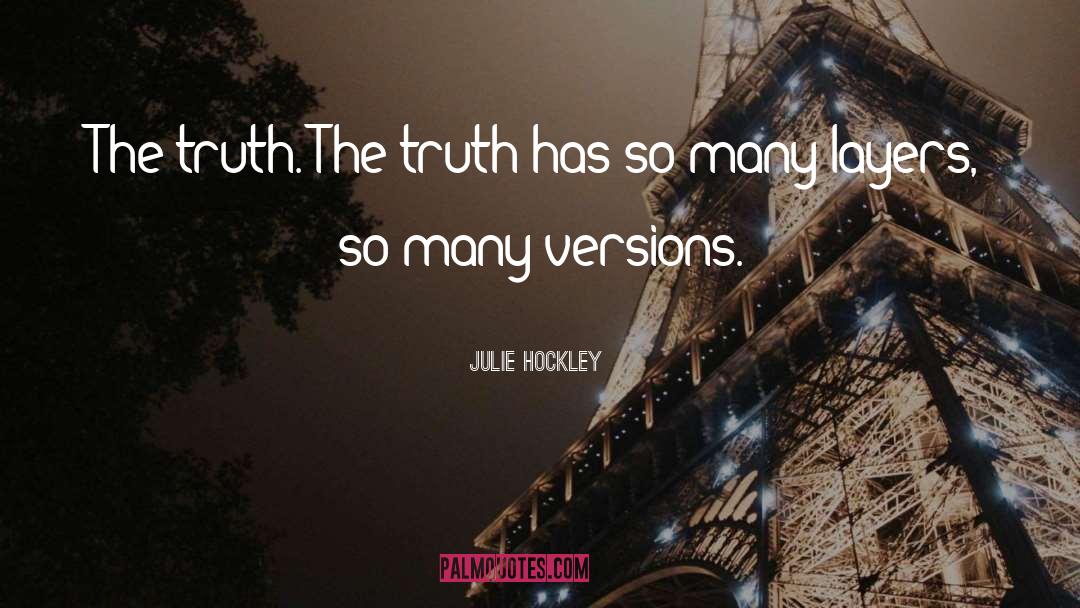 Versions quotes by Julie Hockley