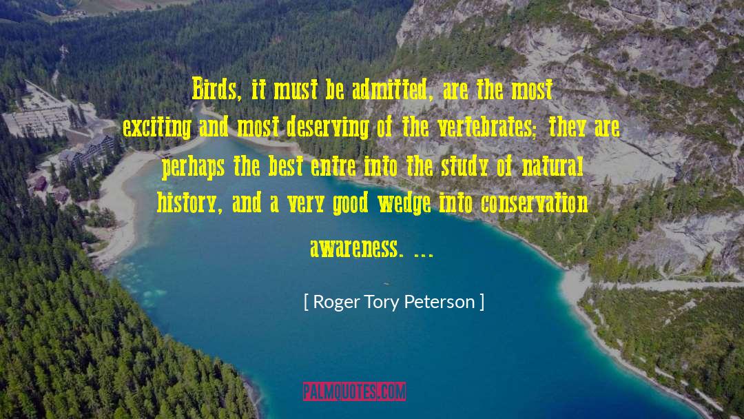 Vertebrates quotes by Roger Tory Peterson