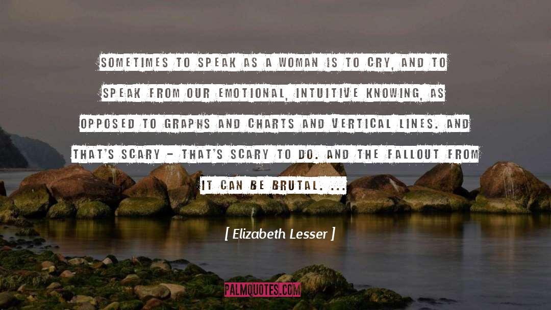 Vertical quotes by Elizabeth Lesser