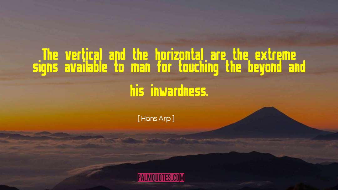 Vertical Tensions quotes by Hans Arp