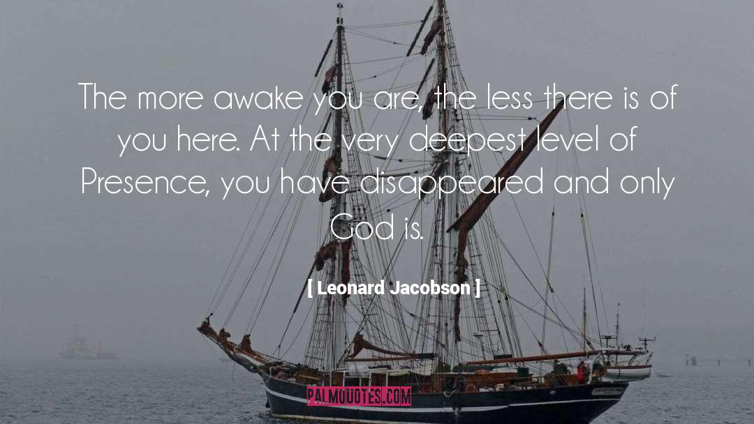 Very Deep quotes by Leonard Jacobson