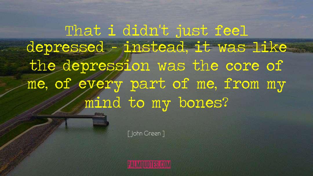 Very Depressed quotes by John Green