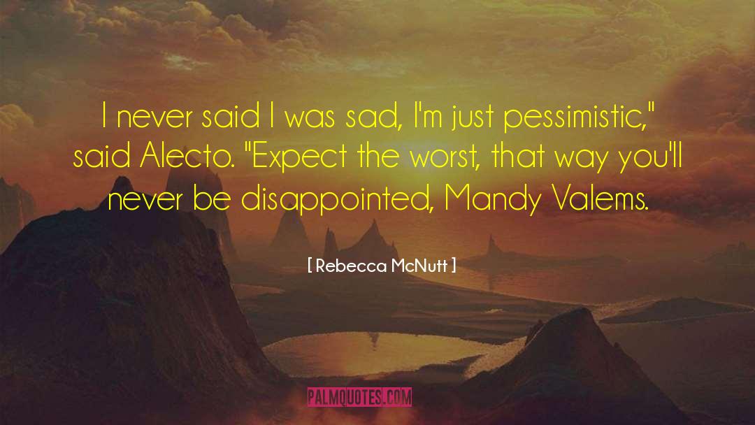 Very Depressed quotes by Rebecca McNutt