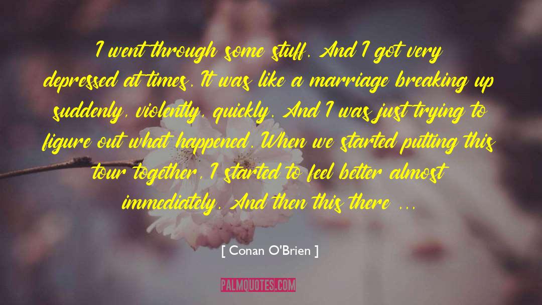 Very Depressed quotes by Conan O'Brien