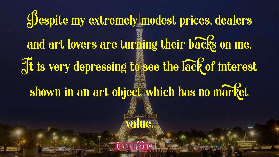 Very Depressing quotes by Claude Monet