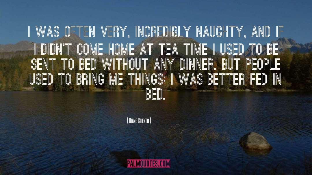 Very Naughty Riddle quotes by Diane Cilento