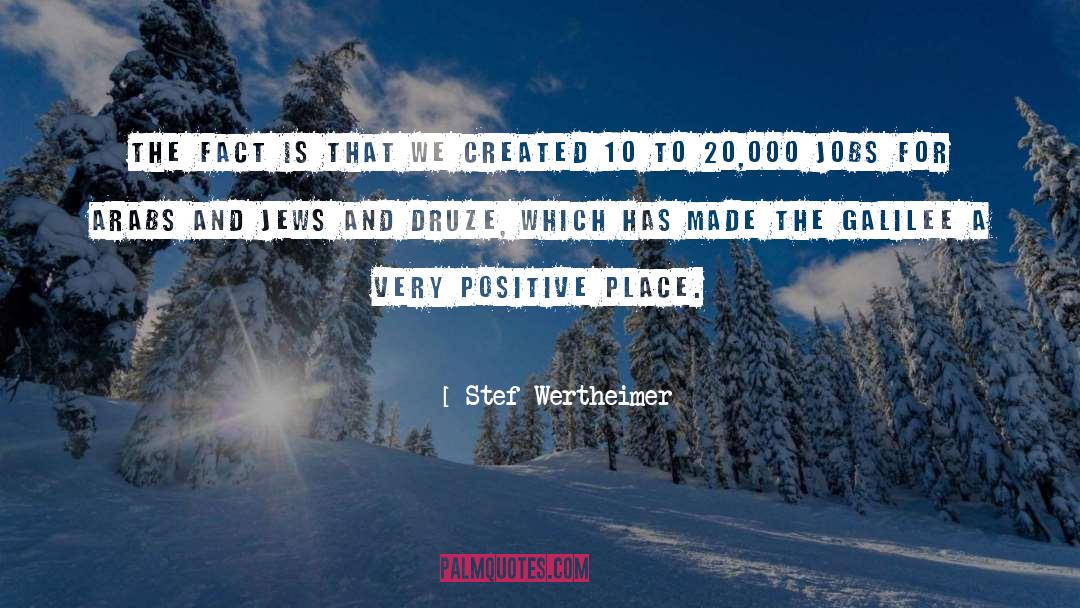 Very Positive quotes by Stef Wertheimer