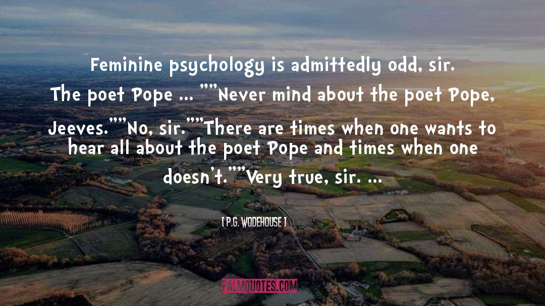 Very True quotes by P.G. Wodehouse