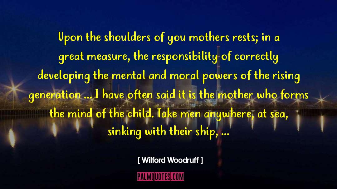 Vespers Rising quotes by Wilford Woodruff