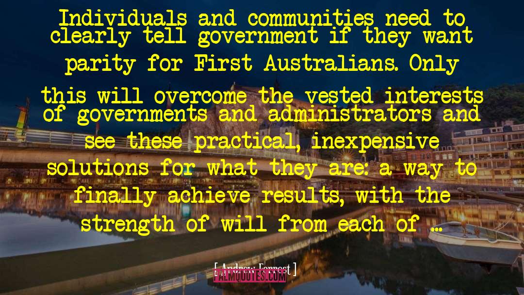 Vested Interests quotes by Andrew Forrest