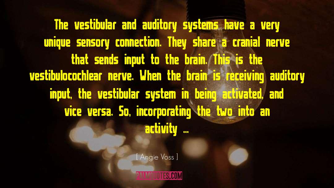 Vestibular Disorders quotes by Angie Voss