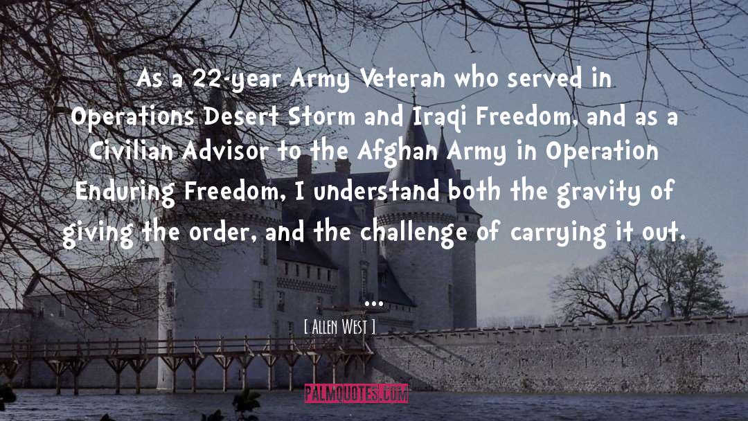 Veteran quotes by Allen West