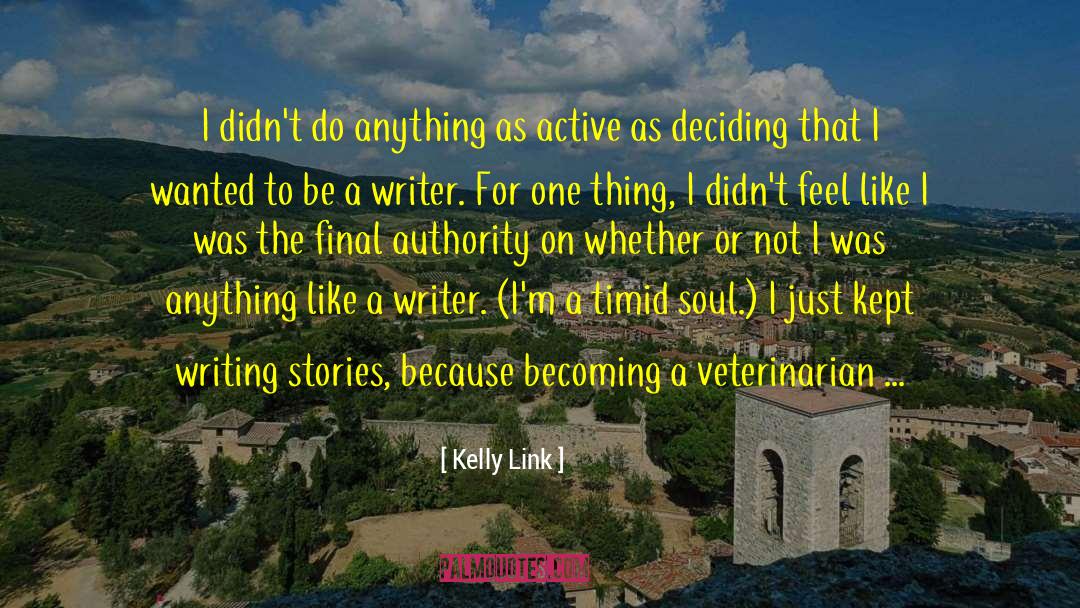 Veterinarian quotes by Kelly Link