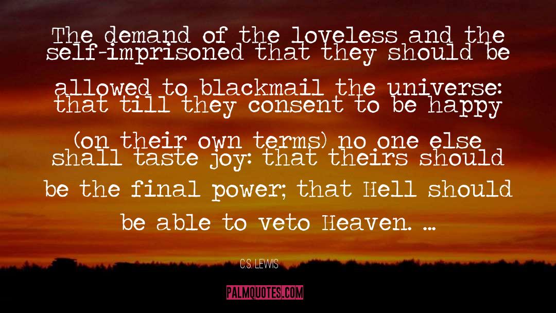 Veto quotes by C.S. Lewis