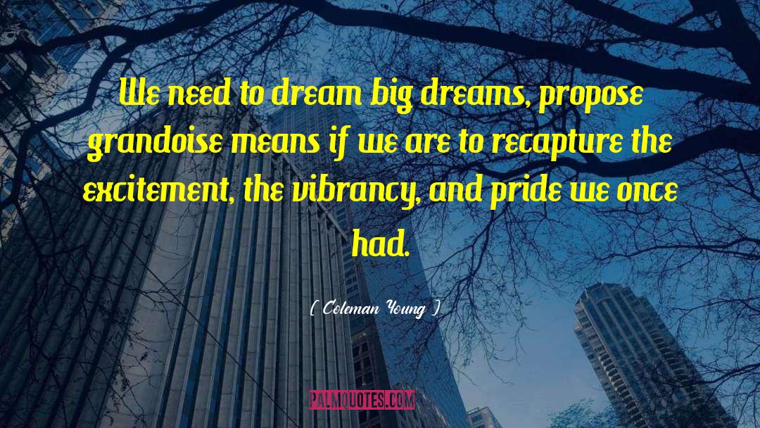 Vibrancy quotes by Coleman Young