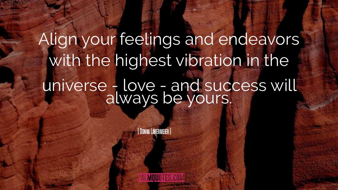 Vibration quotes by Donna Labermeier