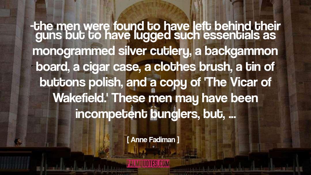 Vicar quotes by Anne Fadiman