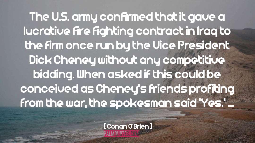 Vice President quotes by Conan O'Brien