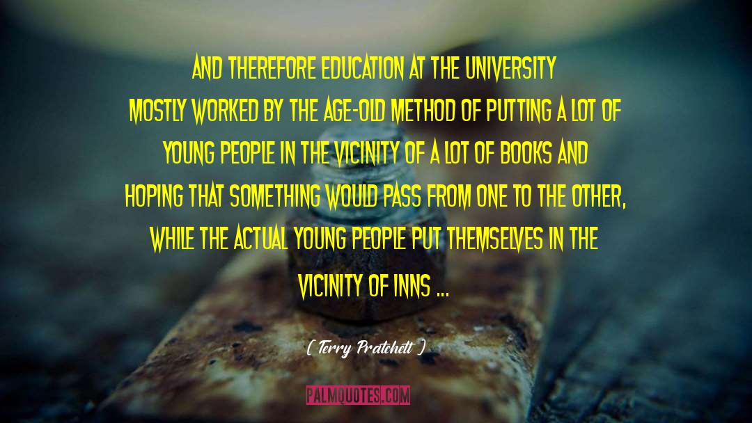 Vicinity quotes by Terry Pratchett