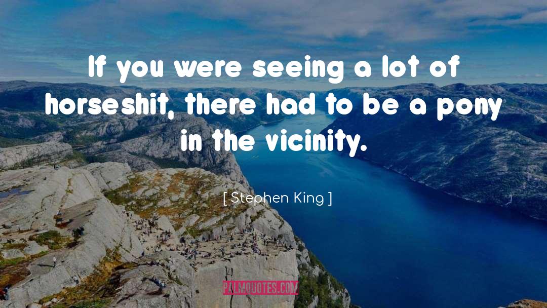 Vicinity quotes by Stephen King