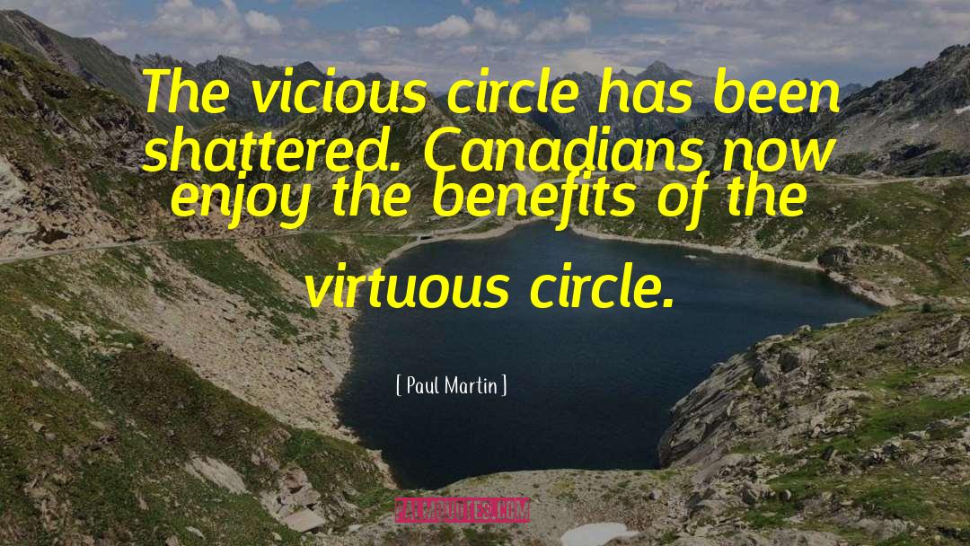 Vicious Circle quotes by Paul Martin