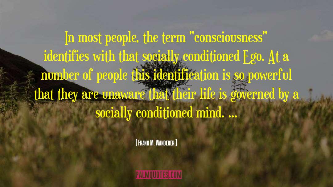 Victim Consciousness quotes by Frank M. Wanderer