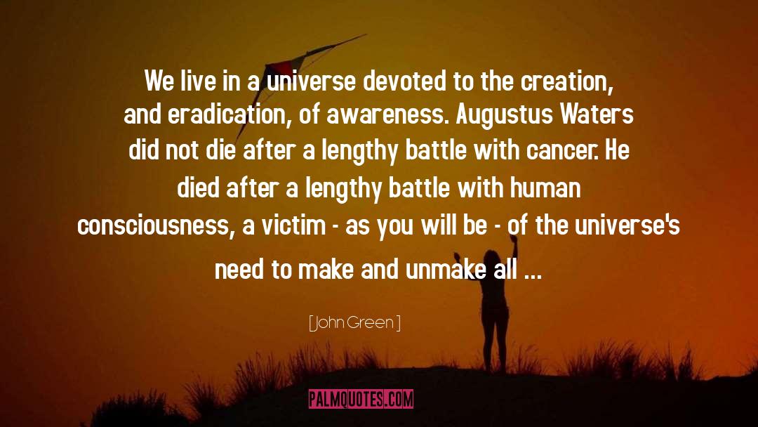 Victim Consciousness quotes by John Green