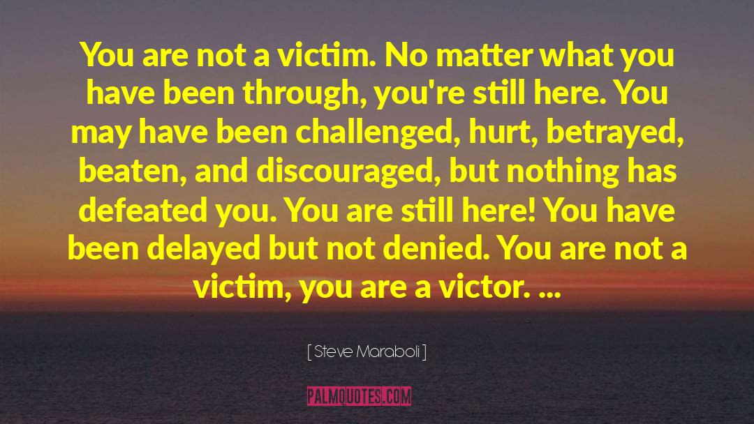 Victim Mentality quotes by Steve Maraboli