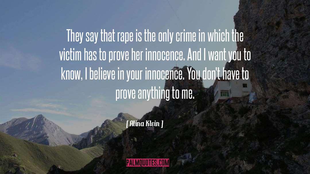 Victim quotes by Alina Klein