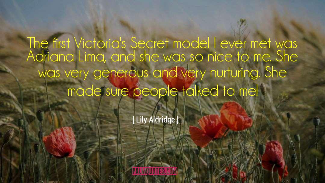 Victoria 27s Secret quotes by Lily Aldridge