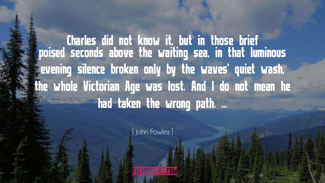 Victorian Age quotes by John Fowles