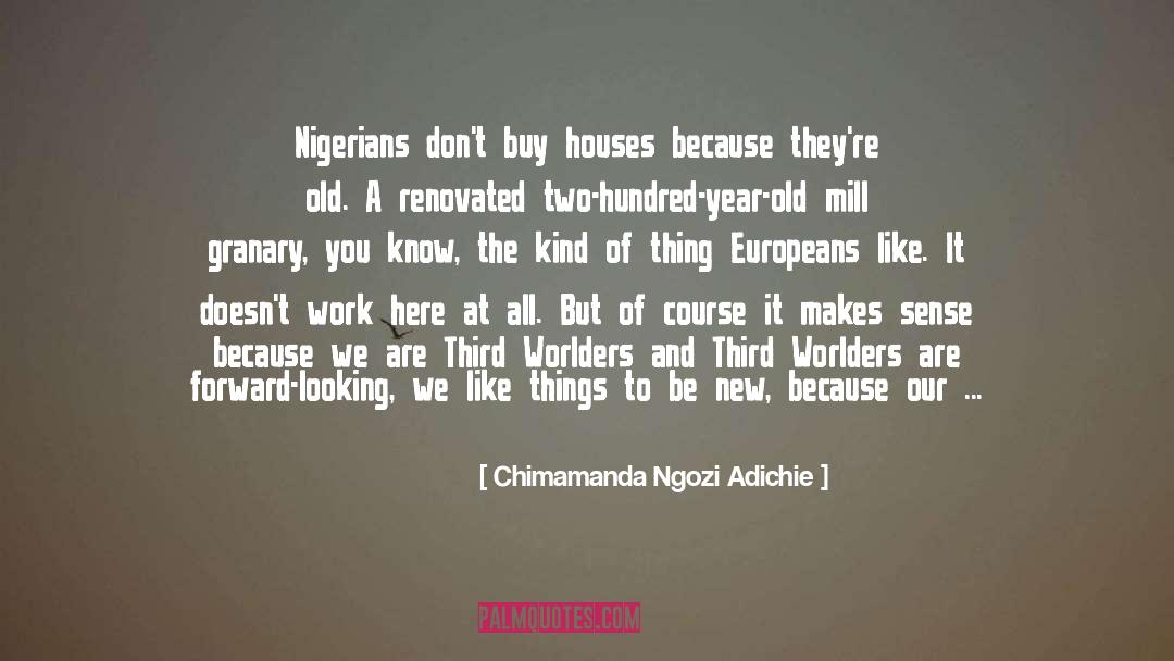 Victorian Houses quotes by Chimamanda Ngozi Adichie