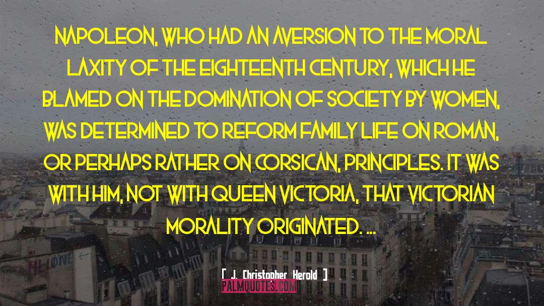 Victorian Morality quotes by J. Christopher Herold