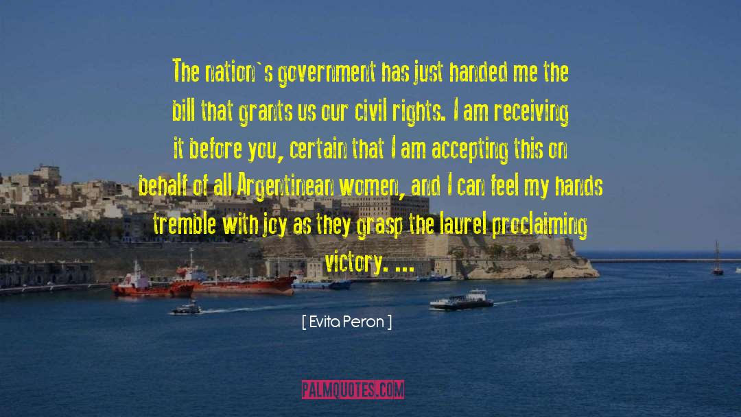 Victory 1981 quotes by Evita Peron