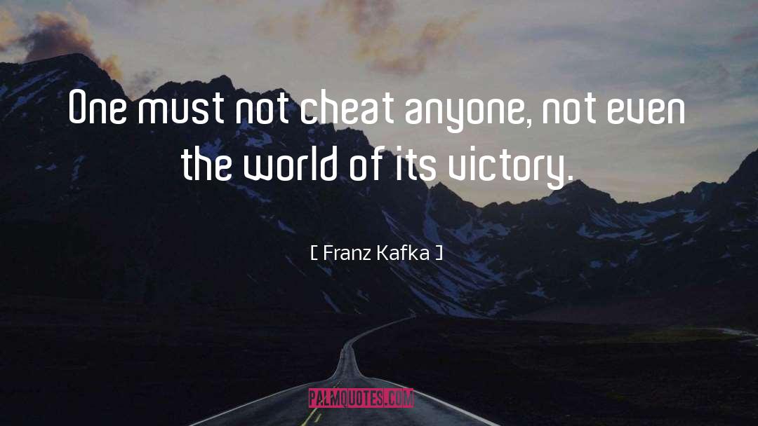 Victory Bayne quotes by Franz Kafka