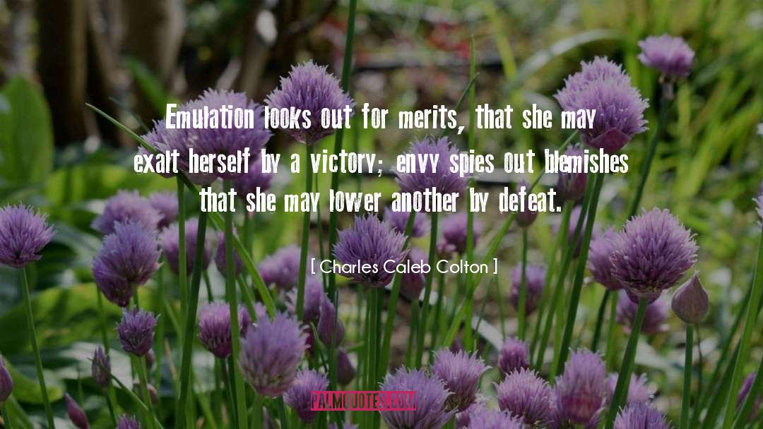 Victory Bayne quotes by Charles Caleb Colton