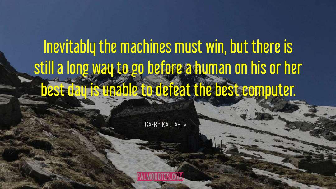 Victory Defeat quotes by Garry Kasparov