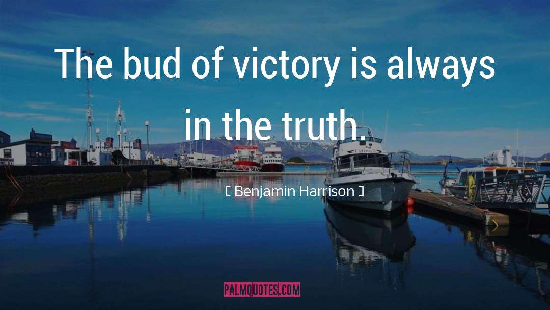 Victory Mentality quotes by Benjamin Harrison