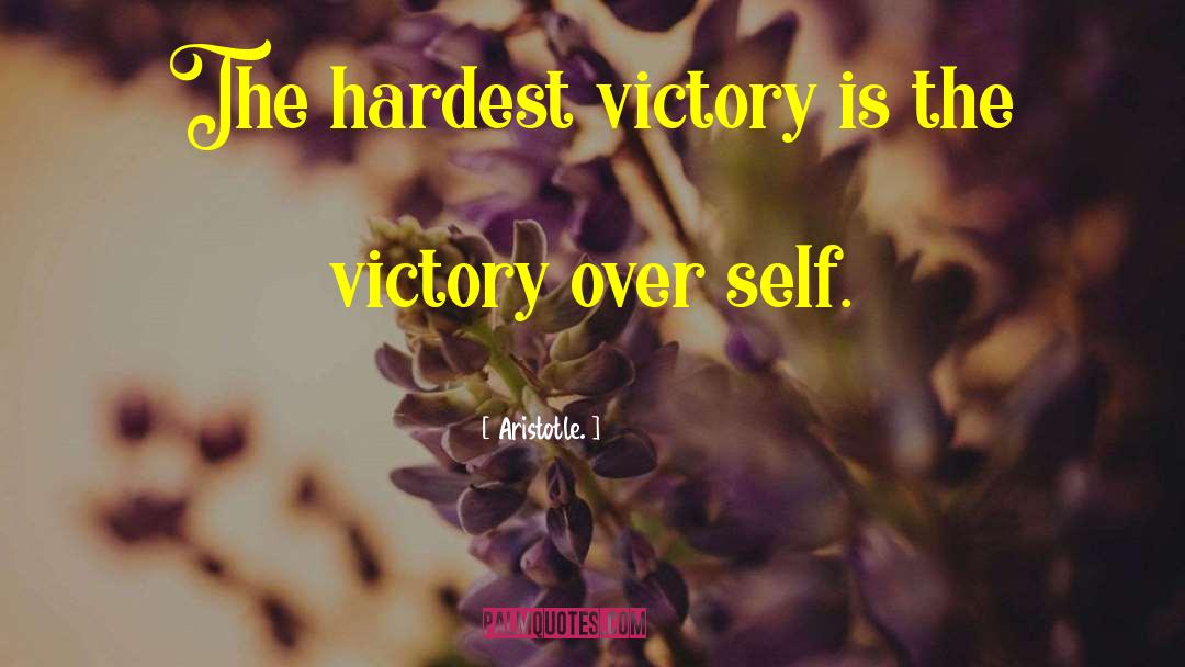 Victory Over Himself quotes by Aristotle.