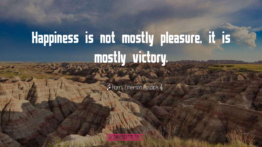 Victory quotes by Harry Emerson Fosdick