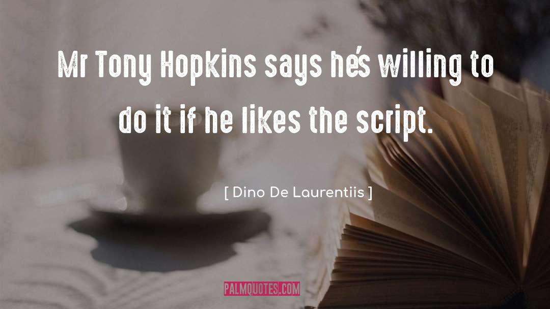 Videodrome Script quotes by Dino De Laurentiis
