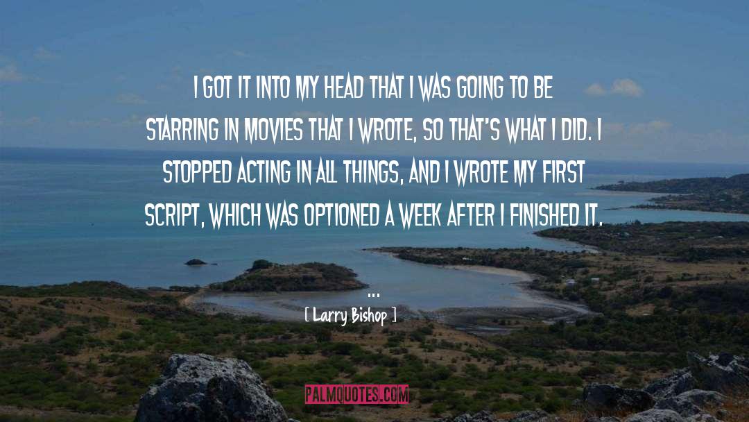 Videodrome Script quotes by Larry Bishop