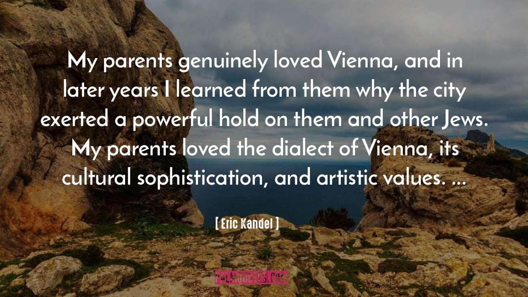Vienna quotes by Eric Kandel