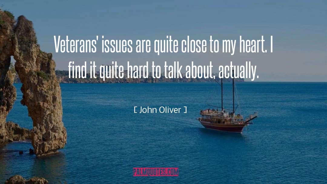 Vietnam Veteran quotes by John Oliver