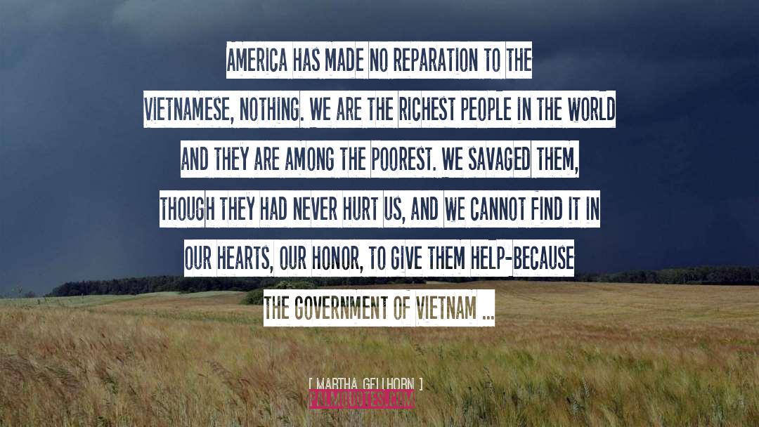 Vietnam Veterans quotes by Martha Gellhorn