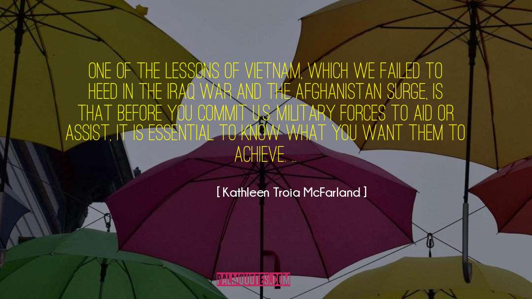 Vietnam War Memorial quotes by Kathleen Troia McFarland