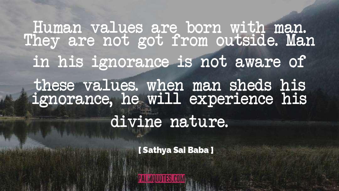 Viewing Nature quotes by Sathya Sai Baba